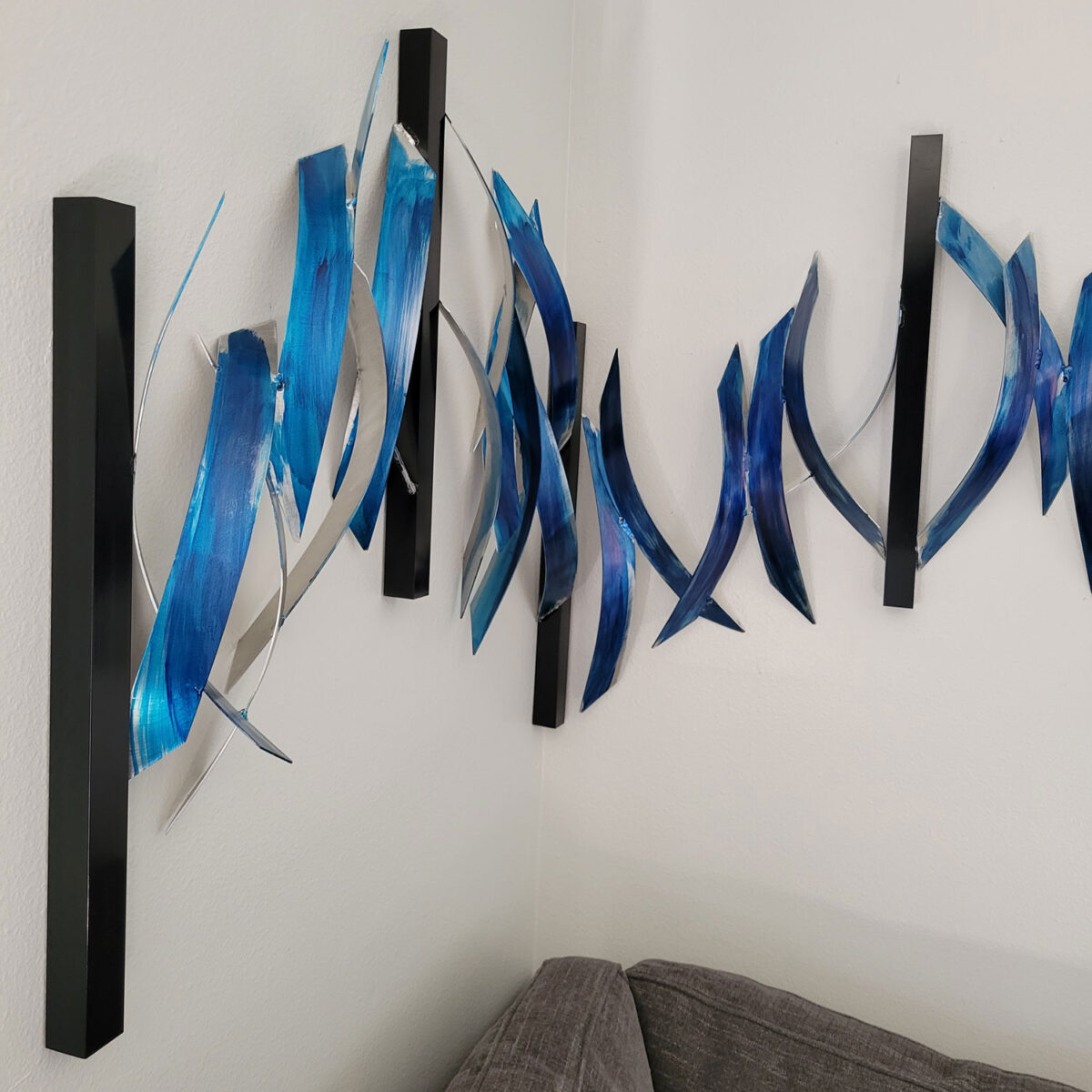 Polarity Metal Wall Sculpture by Dustin Miller