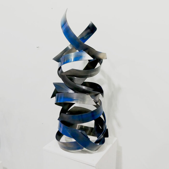 Fury freestanding metal sculpture by dustin miller