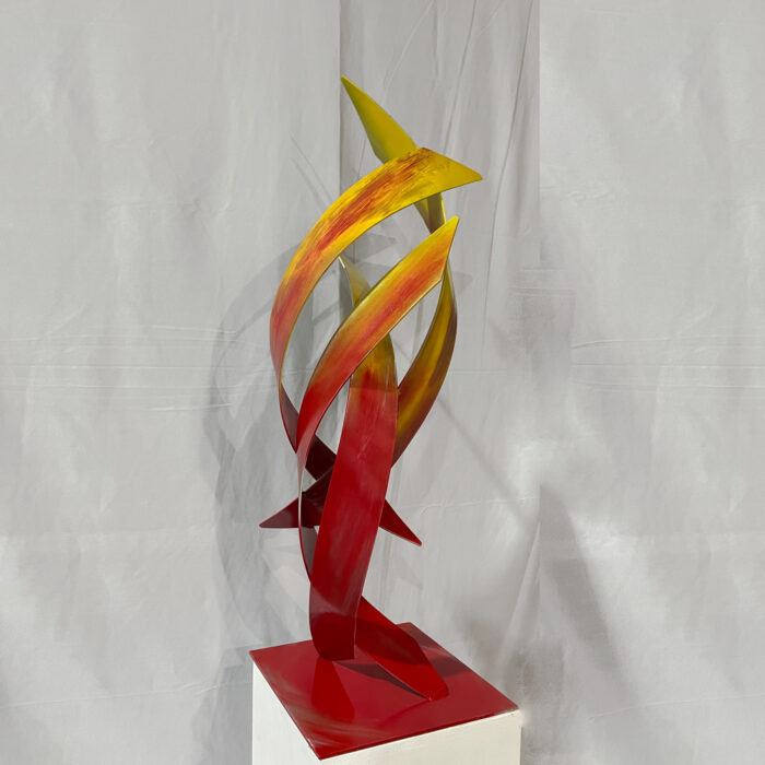 Fire abstract sculpture